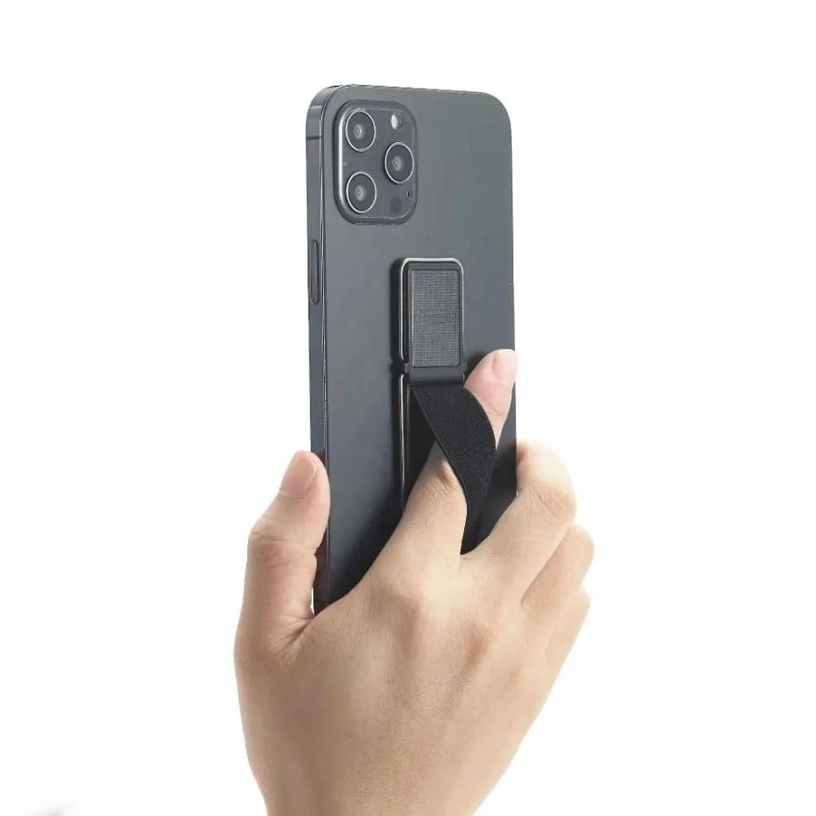 Universal Minimally Self-adhesive Phone Holder Foldable Finger Smartphone Stand For iPhone Samsung Xiaomi Desktop Mobile Bracket