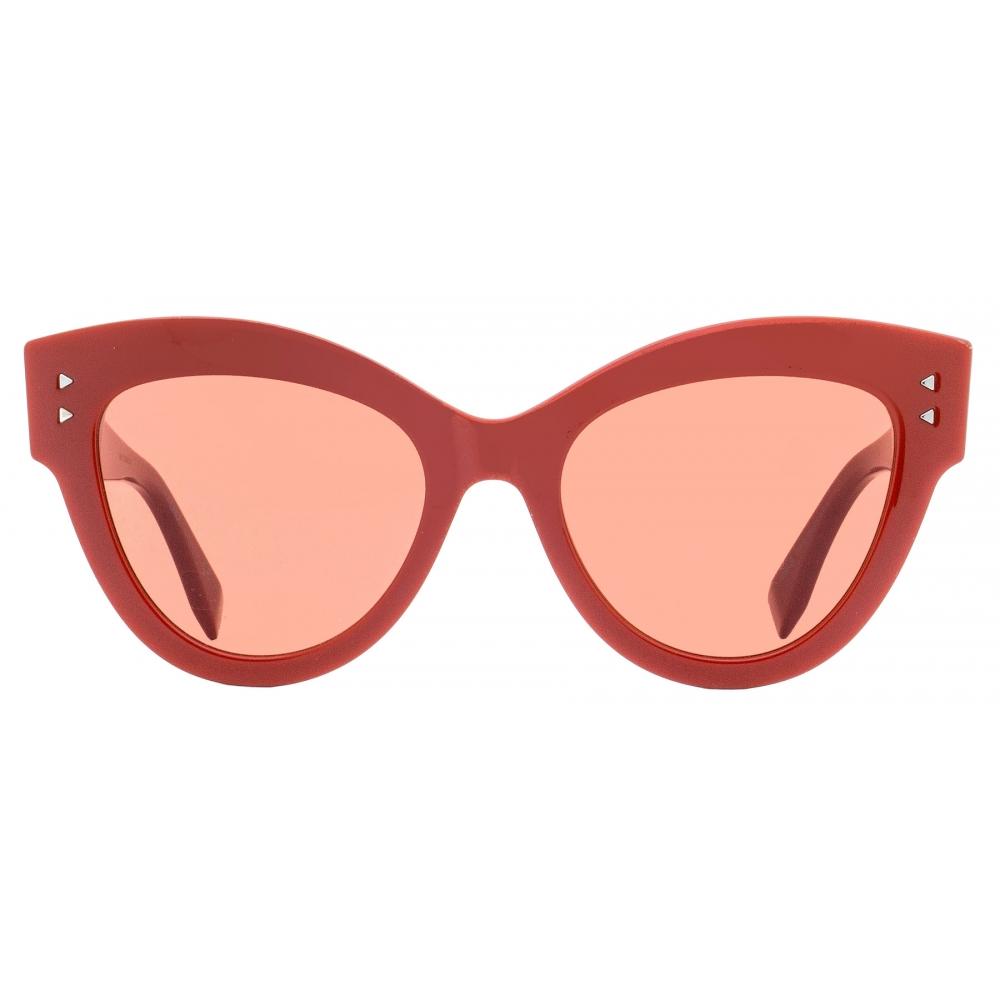 Fendi Women S Cat Eye SunglaSSeS ff0266S C9au1 Maroon 52mm C9au1
