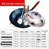 WuTuo 38cm Gusseisen Wok Set