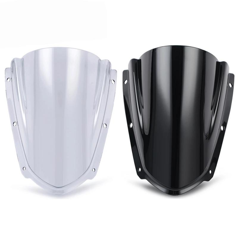 Motorcycle Windshield Front Windshield Air Reflector Flow Guide Plate Double Bubble for Kawasaki Ninja ZX 10R ZX10R -2026