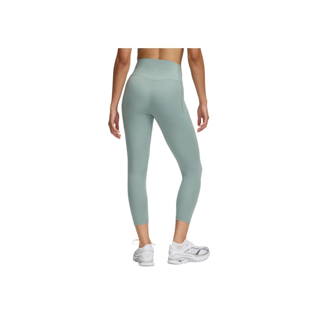 Under Armour Meridian Comfortable Fashionable Simple Versatile Solid Color Yoga Pants Women Pants Lime-Green 1382536-348
