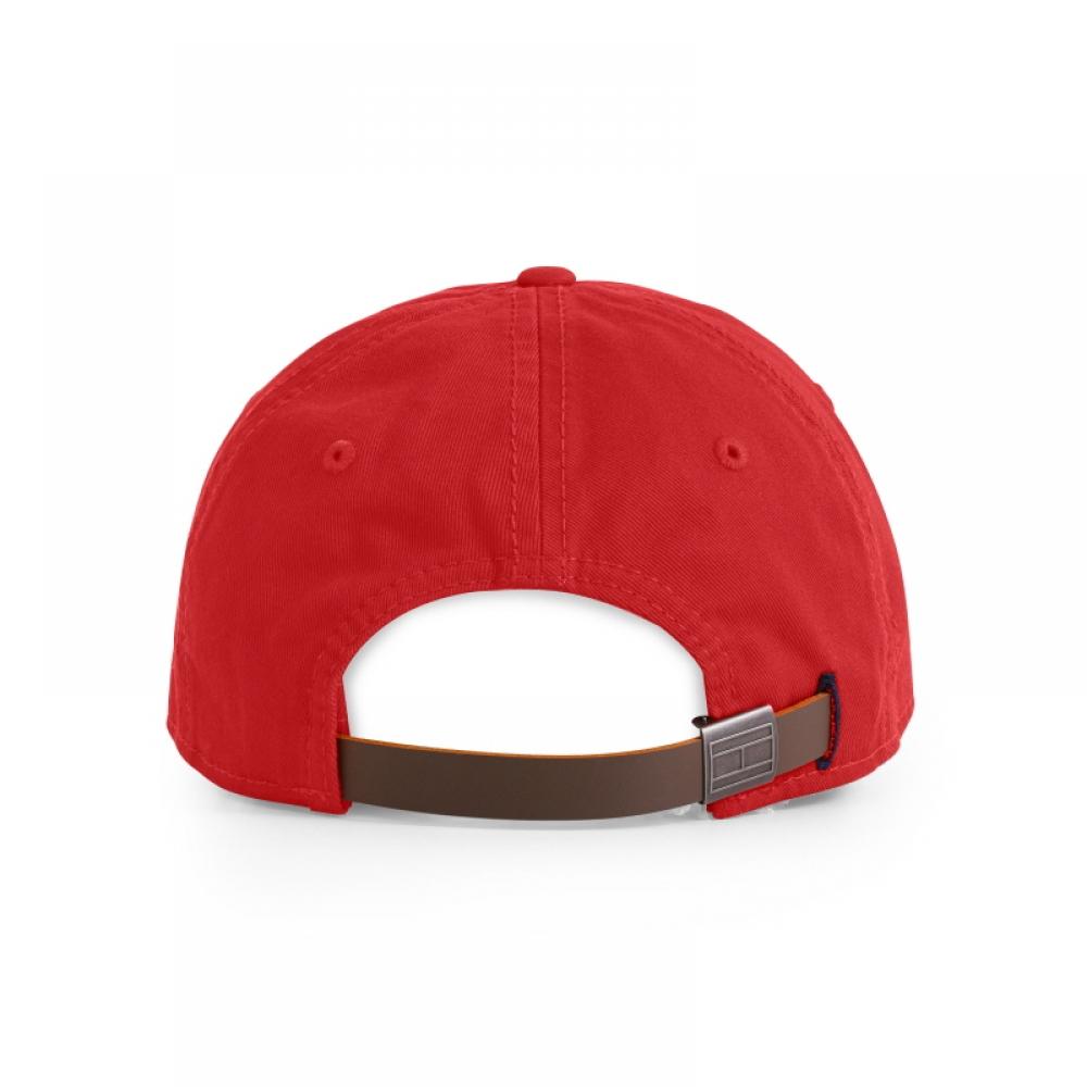Tommy Hilfiger Logo Ballcap Apple Red 6941823 608