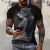 Summer Vintage T Shirts For Men Horror Undead Skull Pattern 3D Printed Short Sleeve Fashion Oversized Tees Casual Wowen's Tops