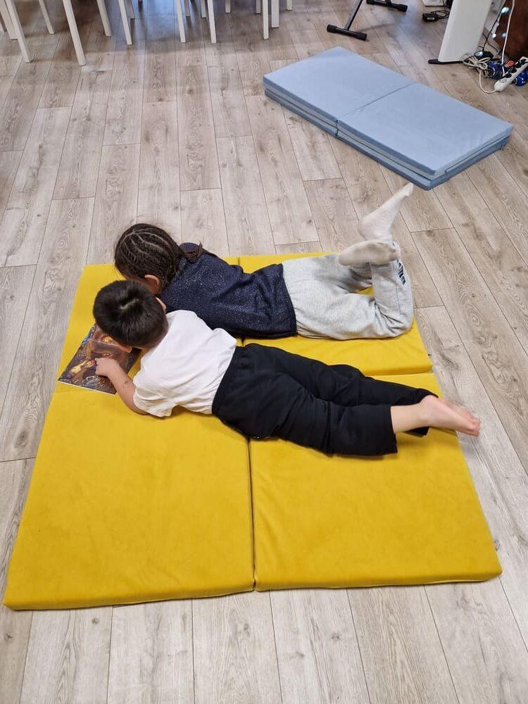 Square Play Mat 120 Cm - Yellow