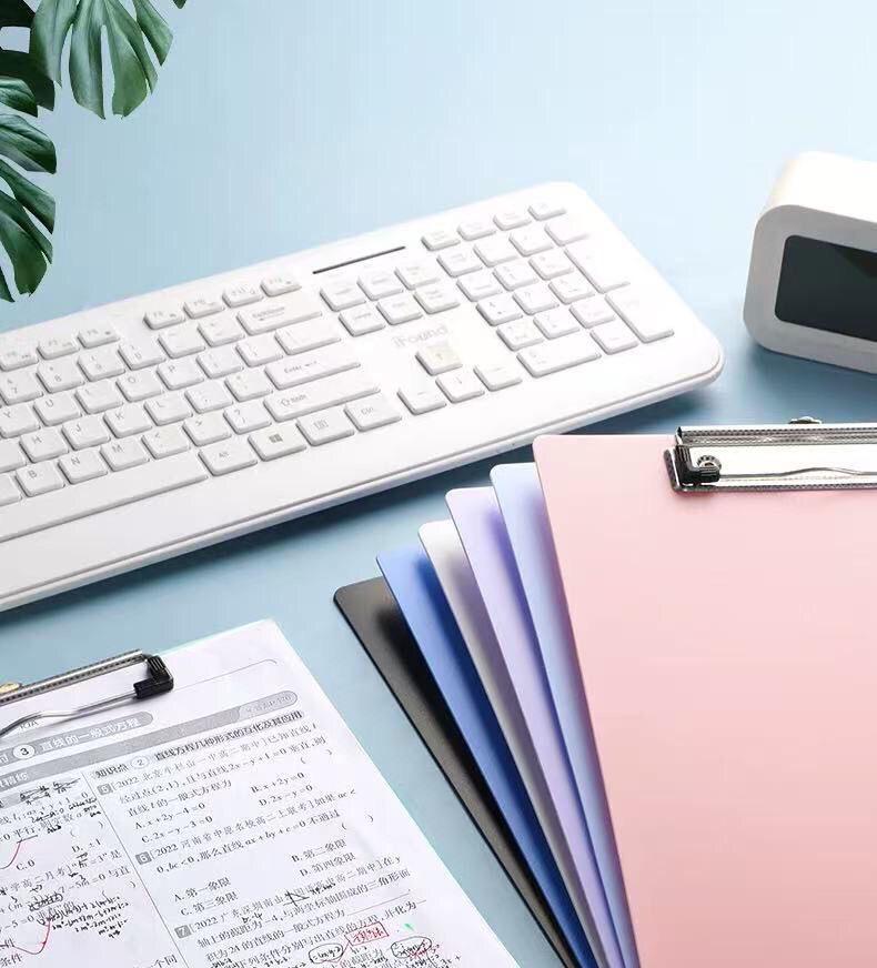 A4 Clipboard with Folder: Vertical Writing Pad for Students & Office Meetings