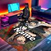 Custom Name Personalized Jujutsu Kaisen Print Carpet, Versatile Home Decor Rug, for Playroom, Apartment, Balcony, Entryway, Hallway Gift