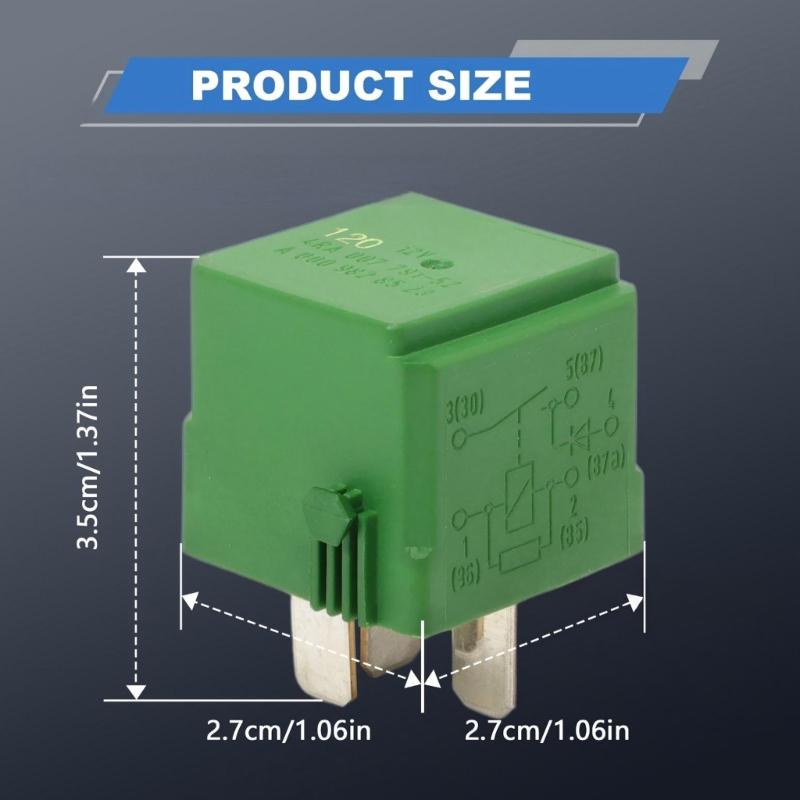Quick Install Car Relays Replacement 0009828523 ABS Metal Construction Relays Upgrades for C300 E350 GL450 S600L Vehicles