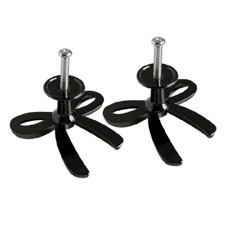 Simple Furniture Decorative Handle Modern Metal Dressers Knob Bowknot Shape Bedside Cabinet Pull Easy To Installation