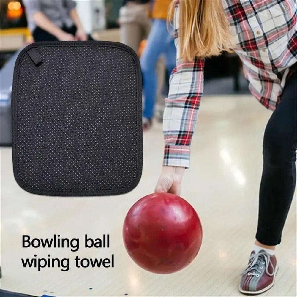 Washable Bowling Ball Towel Anti-skid Bowling Cleaning Wiping Bowling Shammy Pad  Bowling Alley