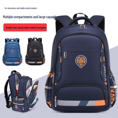 Waterproof Lightweight School Backpack for Boys - Large Capacity, Burden-Reducing Design
