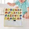 Alphabet Puzzles Board 30x30cm Arabic Learn Interactive Uppercase Letter Board, Early