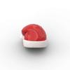 Non-Toxic Moc 10Pcs 10164Pb01 Headgear Christmas Hat Building Blocks Kit 10164 Santa Cap Figures Headwear Bricks Toys Children Xmas Gifts