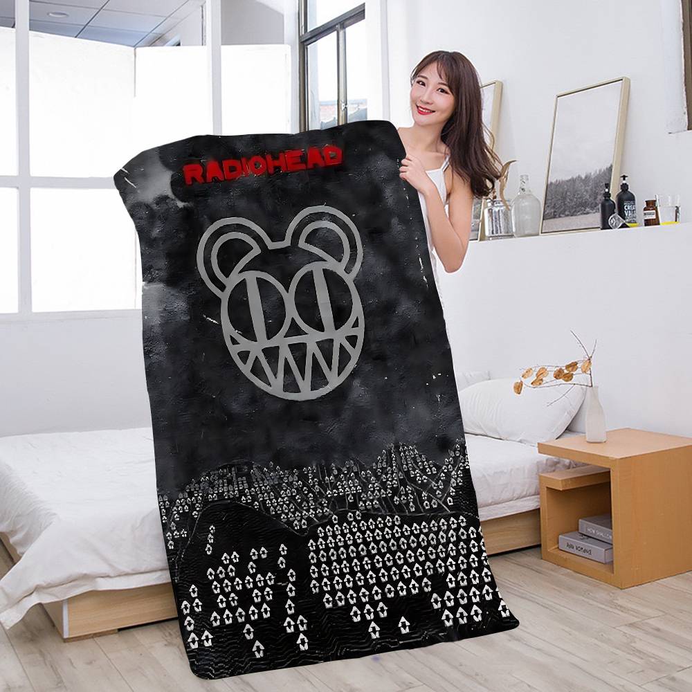 Rock Band R-Radiohead Microfiber Beach Towel Absorbent Quick Dry Soft Yoga Swimming Resort Mountain Climbing Towel