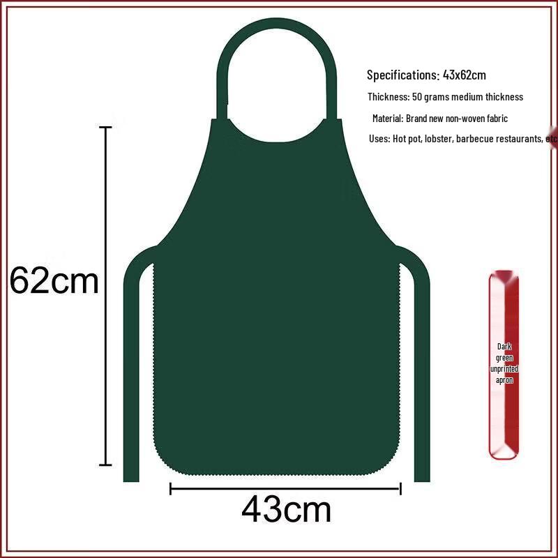 JIAQILI Disposable Non-Woven Bib Apron