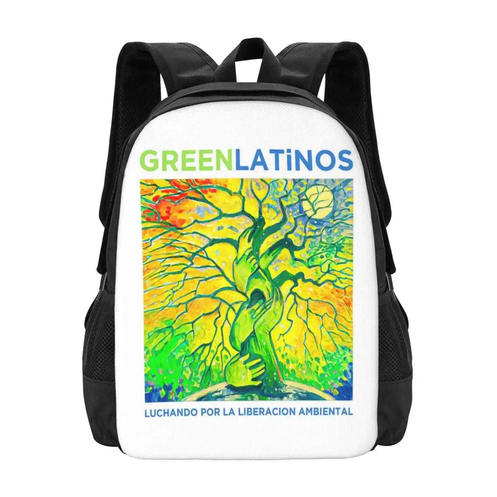 Serie Arte-Sana : Hijos Del Sol Hot Sale Backpack Fashion Bags Greenlatinos Tree Arbol Comunidad Community Environment Ambiente