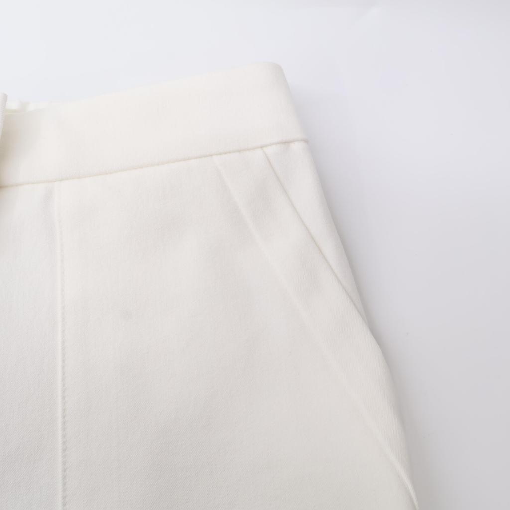 CYCLAS White Straight Pants Bottoms 34 whiteUsed