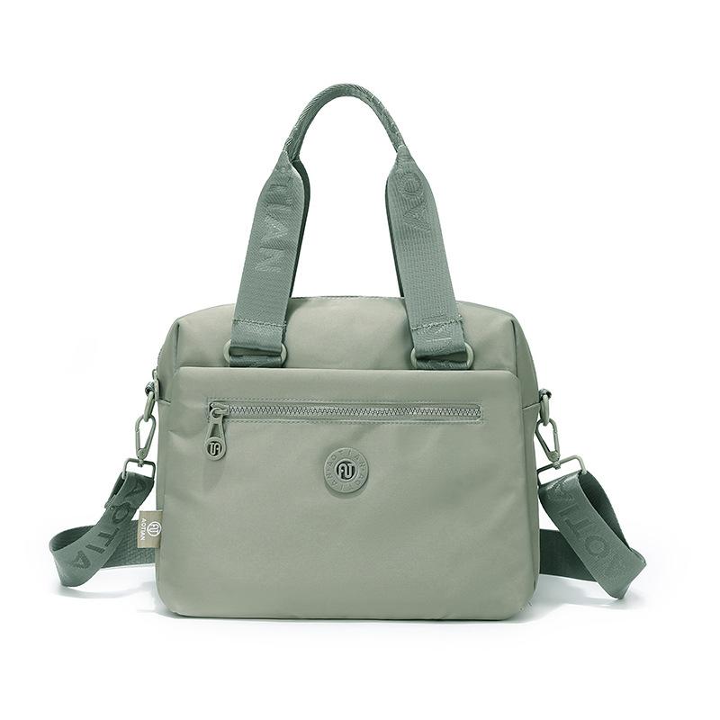 Women Multi Pocket Nylon Tote Bag Lightweight Crossbody Shoulder Handbag