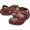 Crocs Classic Lined I Am Brown Bear Comfortable Versatile Slip-Resistant Shock-Absorbing Low-Top Walking Shoes Baby shoes Dark-Brown 210019-2FL