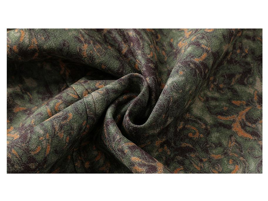 Mom's Jacquard Lapel Trench Coat - Stylish Outerwear for Middle-Aged Women