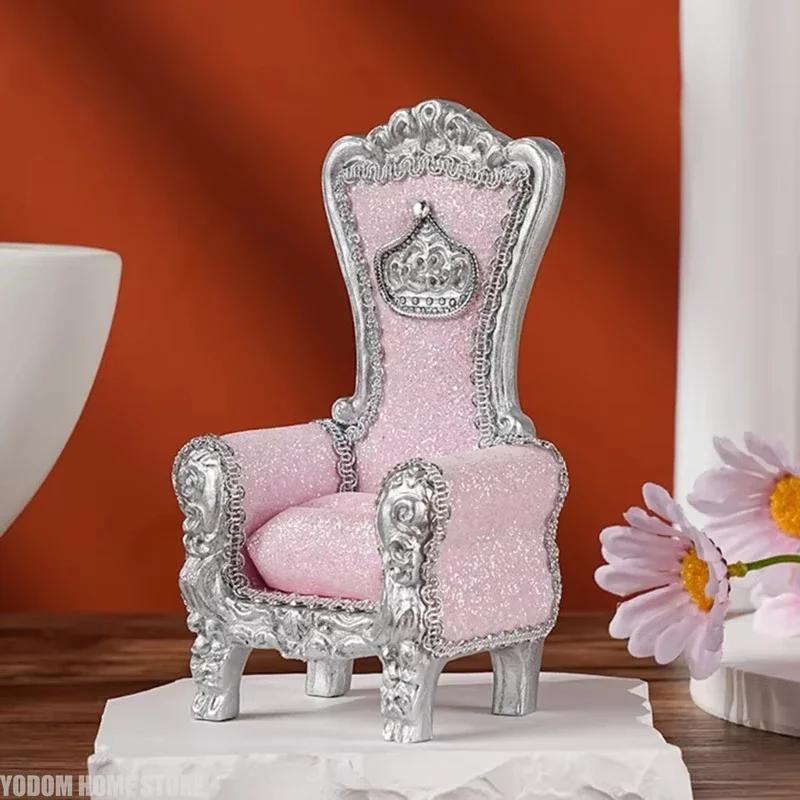16cm Mini Handmade Sofa For OB11 Doll Jewelry Display Stand Kawaii Dollhouse Accessories Desk Home Decr Gift