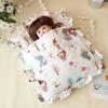 Doll Clothes Miniature Bed Sheet With Pillow Doll Bedding Four Piece  Doll House Accessories