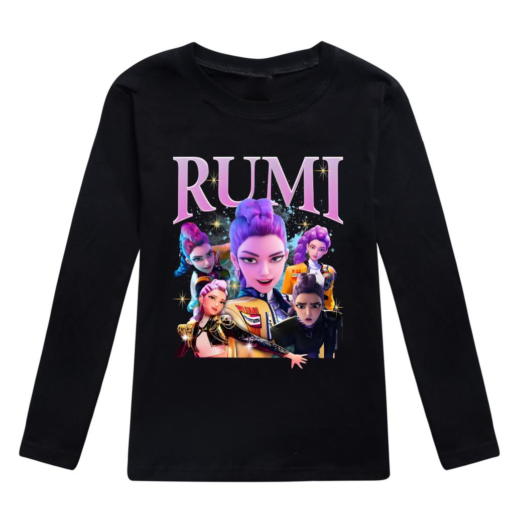 Sudaderas con capucha Kpop Cazadores de Demonios para niños Ropa para bebés niñas Otoño Casual Niños Anime Jerséis Sudaderas para niños Tops con capucha casuales