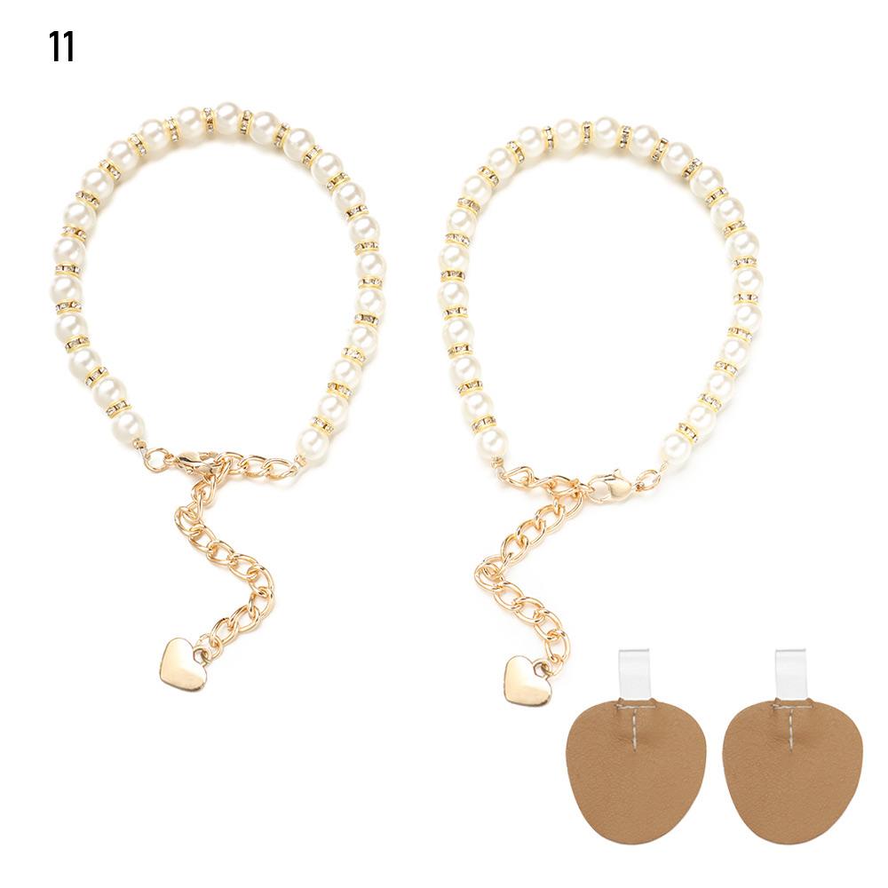 Buy 1Pair Fashion Shoe Belt Tassel Pearl Shoelace Shoes Band High Heels