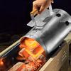Charcoal Chimneys Starter Extra Large Capacity Handle for Charcoal Grill Chimneys with Wooden And BBQ