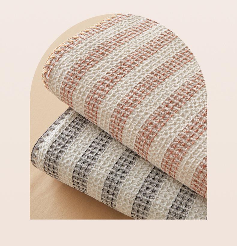 All-Season Cotton Waffle Blanket for Single, Double, or Children - Gauze Quilt Cover Towel Blanket Series