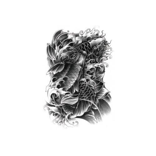 Tattoo-Aufkleber Blume Arm Halber Arm Wasserübertragung Wasserdichter Tattoo-Aufkleber Glückverheißende Bedeutung Chinesischer Stil Tattoo