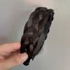 Artifact Fishbone Braid Non-slip Wide Hair Hoop Korean Style Headwear Female Hairbands Wig Headband