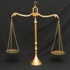 Brass Balance Scale Décor 55.88 Cm Tall Justice Symbol  Gold Metal Scales  Lawyer Office, Home, Lawyer Gift or Study Display