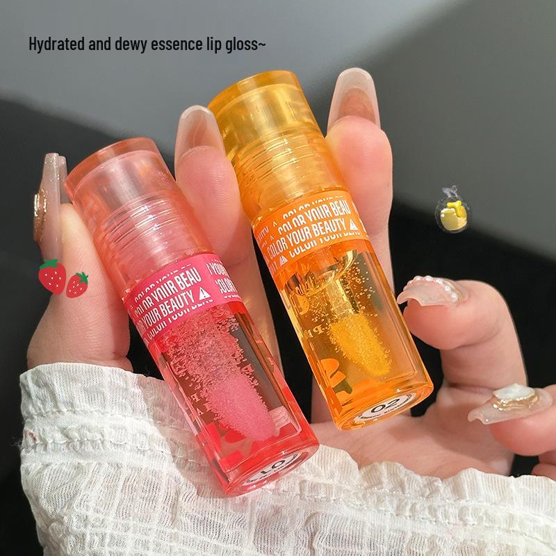 

SusieMedia Crystal Clear Color-Changing Lip Gloss: Lightweight, Moisturizing, Firming, and Non-Fading. 2g