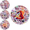 Sticker Incredibili del Circo Digitale 60 Pezzi Disegni Divertenti e Unici Decalcomanie per Auto