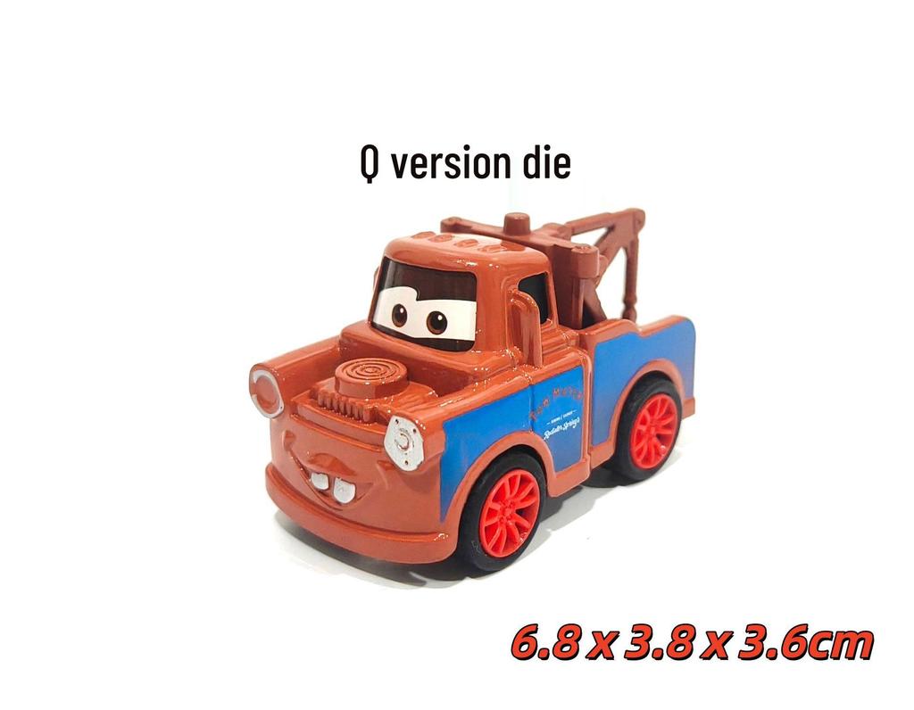 Cars 3 Lightning McQueen & Storm Alloy Toy Set - Black, Mater Edition, Kids' Gift