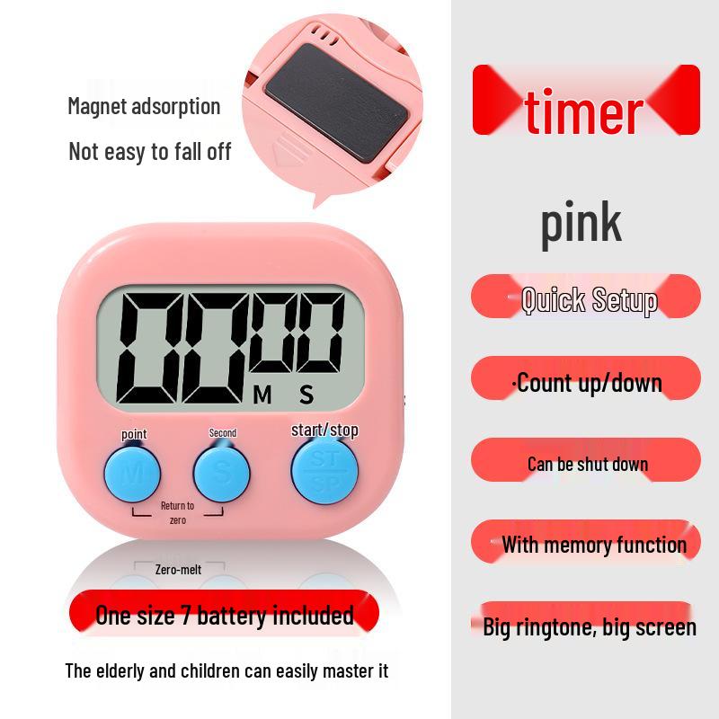 

Скидка для нового пользователя: Кухонный таймер с обратным отсчетом, будильник