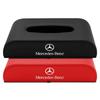 1PC PU Leather Car Tissue Box Hanging Ford Badge Paper Towel Bag Storage Stickers For Mercedes Benz A B C E S AMG CLA CLK GLA