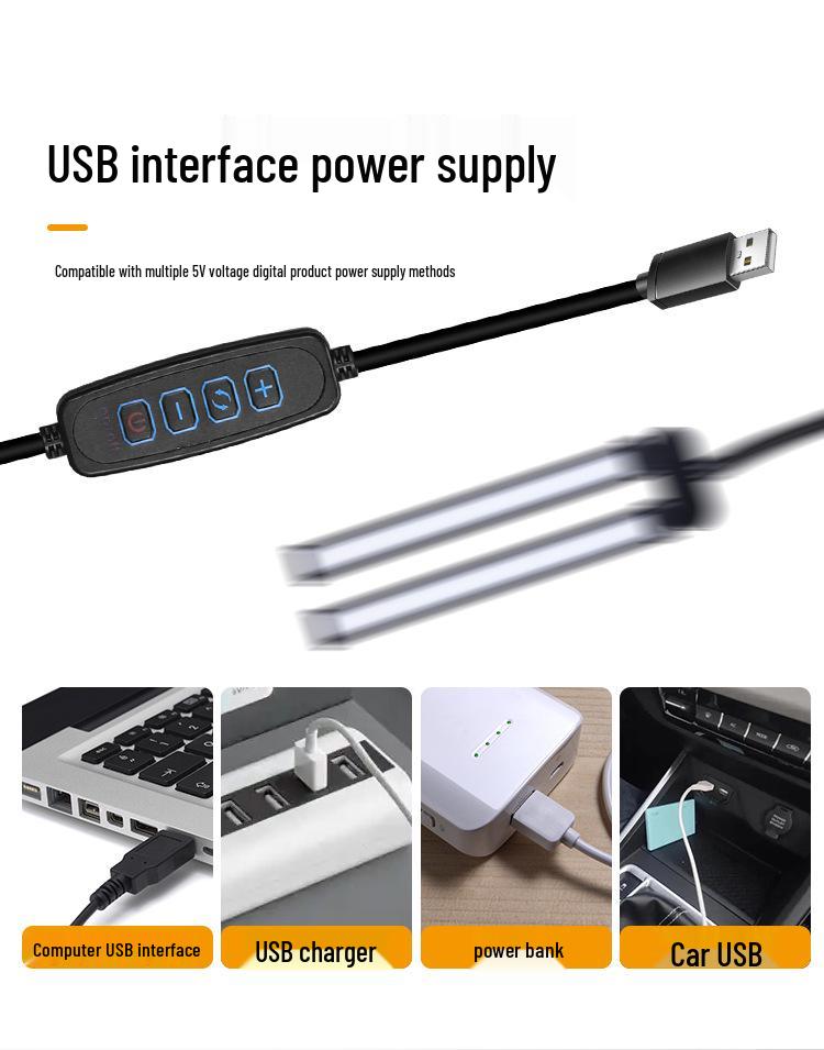 Doppelkopf LED Schreibtischlampe mit Augenschutz für Studium & Büro