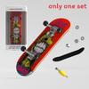 Fingerboard Skate Toy With Maple Wood Deck For Diy Stunt Performers