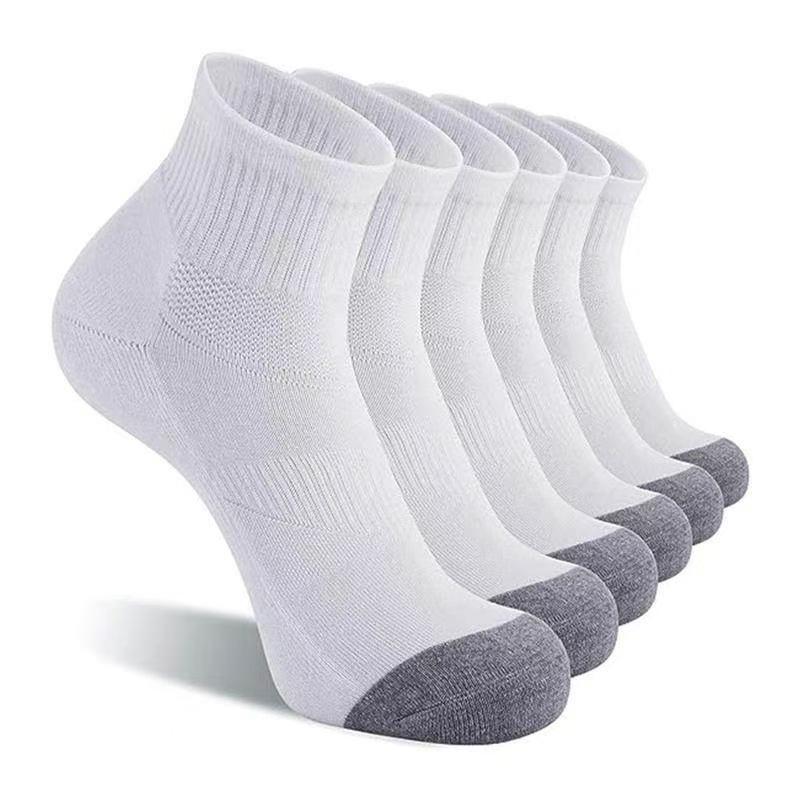 Large-sized Sports Socks, Basketball Short Socks, Men's Short Socks for Spring and Summer, Cotton Color Matching, Breathable