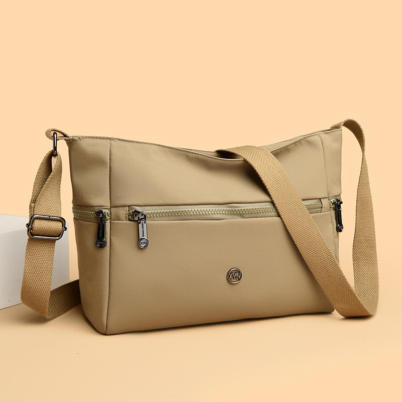 Women's Shoulder Bag Lightweight Crossbody Bag Water-Repellent Nylon Bag Mother Bag