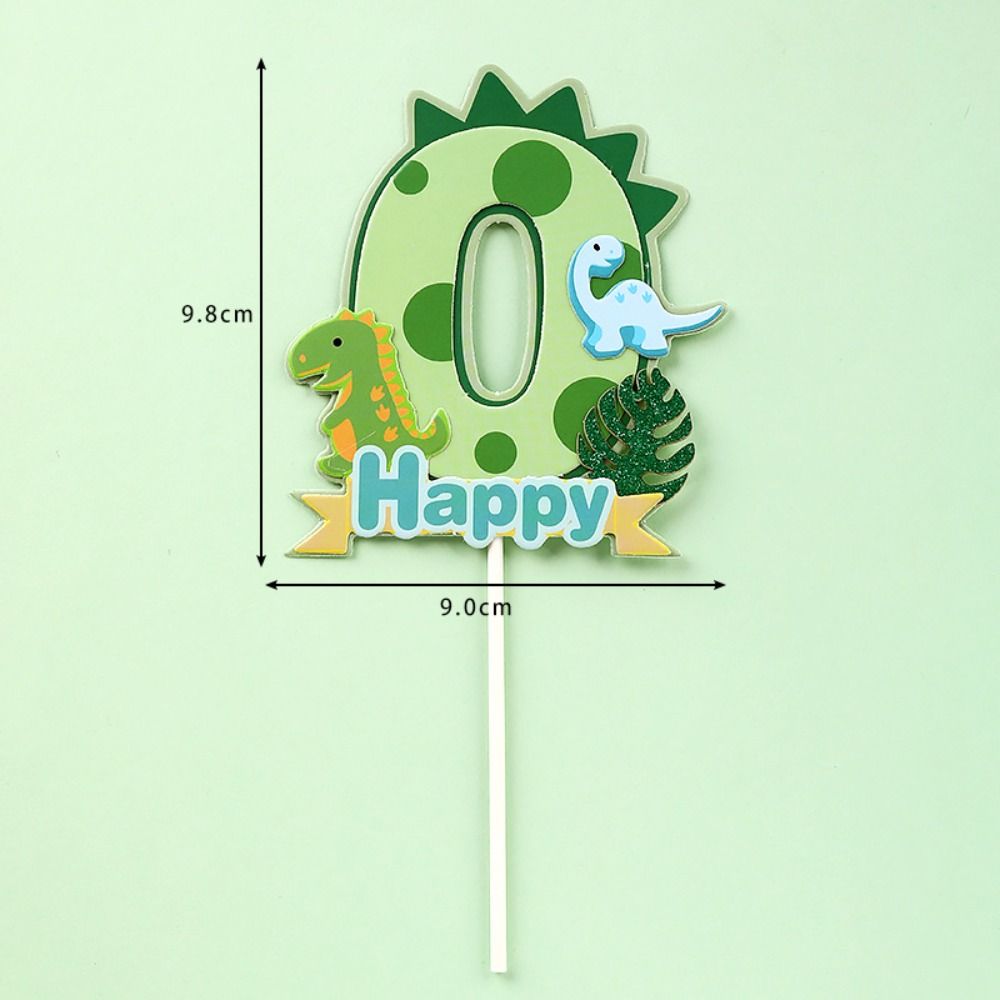 Jungle Safari Theme 0-9 Numbers Cake Topper Paper Cupcake Topper  Home Holiday Decor
