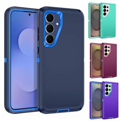 3IN1 Defender Military Armor Case for Samsung S26 S25 S24 S23 S22 Ultra Plus Heavy Duty Ott-Box Lens Raised Protect Anti-Drop Protective Hard Cover