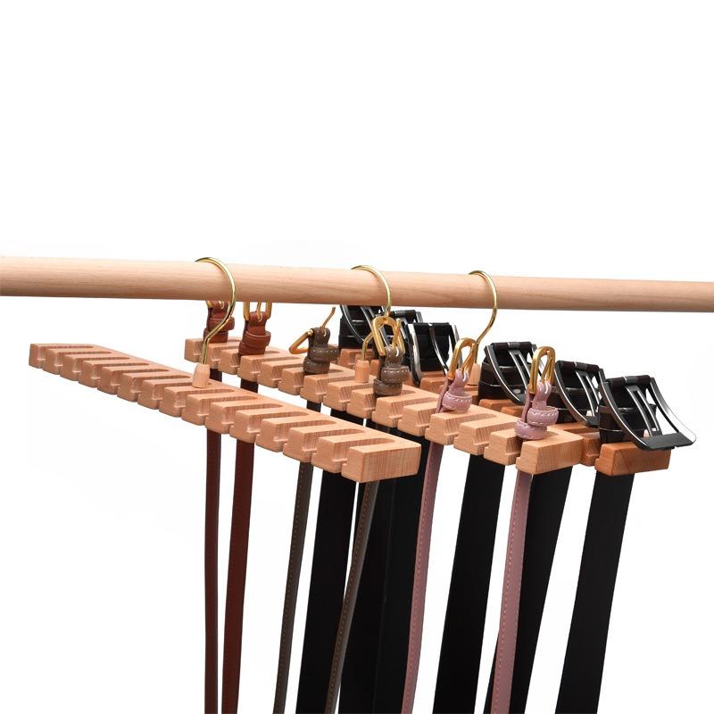 1pcs Multifunctional Belt Organizer Hanging Tie Rack Belt Hanger Clothes Rack Organizer Tie Rack Home Closet Organizer