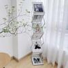 Foldable Magazine Rack Exquisite Foldable Brochure Stand for Exhibitions Office Retail Store