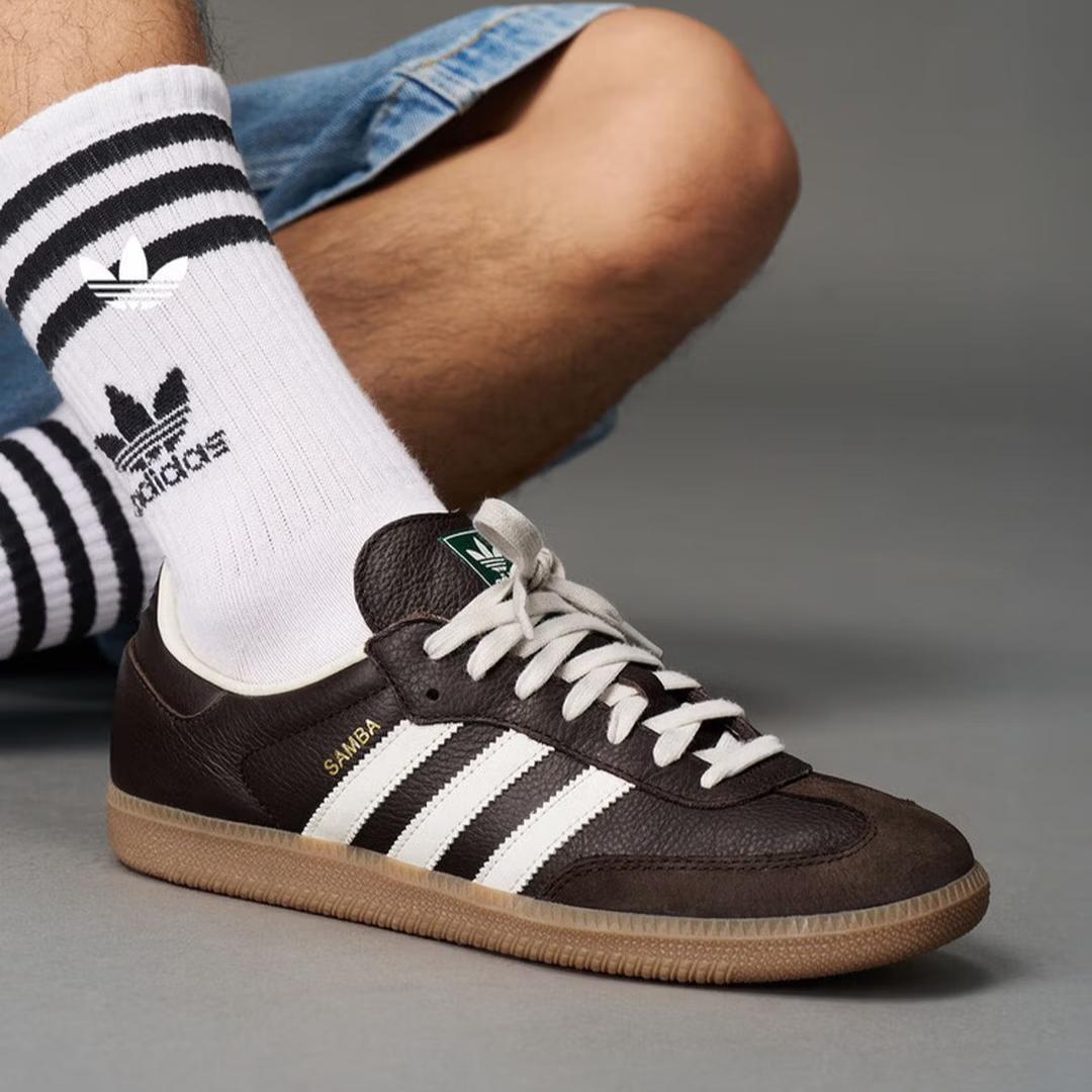 

Adidas Обувь с Т-образной головкой Samba OG Классические Универсальные Обувь без шнурков Обувь Dechen Adidas Клевер JR0891 35.5 коричневый