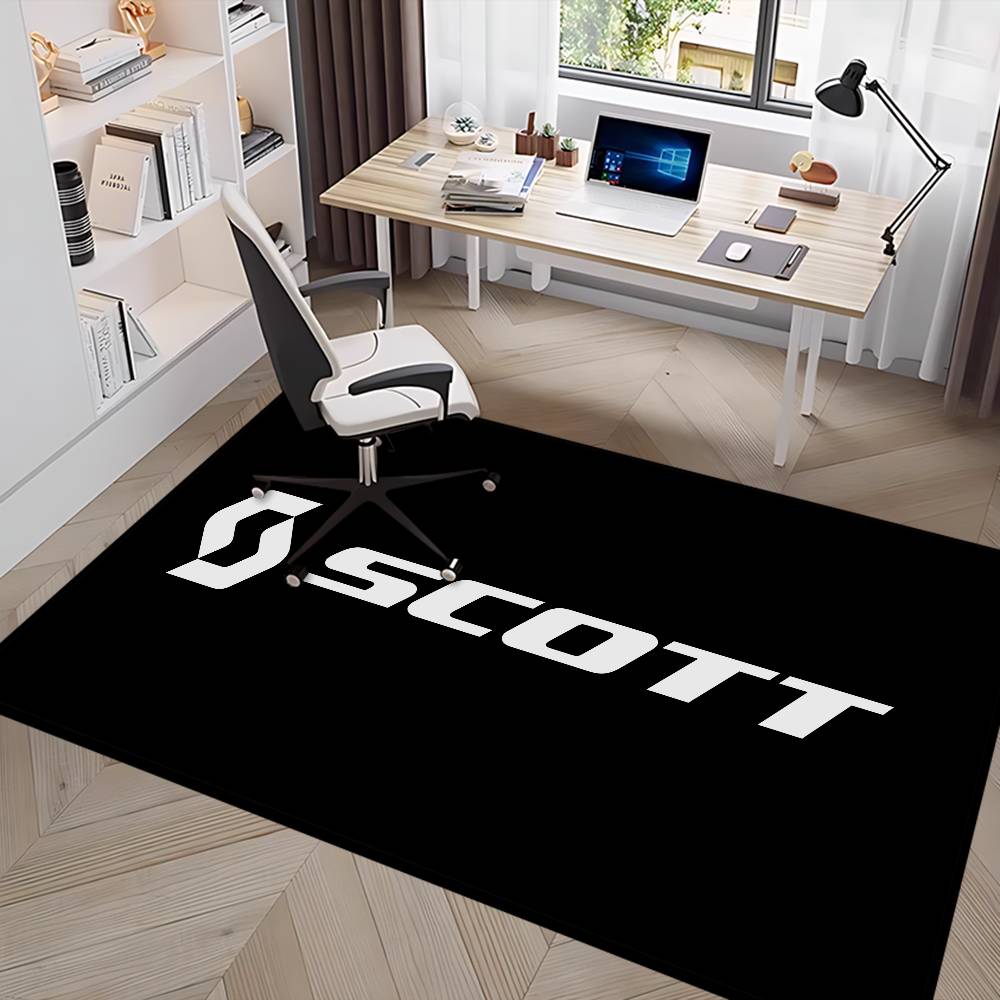 S-ScottS Bike Logo Floor Mat Rectangle Anti-slip Home Soft Badmat Front Door Indoor Outdoor Mat Hotel Decor Mat