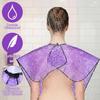 Waterproof Post Surgery Shower Cape Cover, Waterproof Hair Dye Cape Short Comb-Out Capes Cover for Makeup Apron Hair Color Bleach, Post Surgery