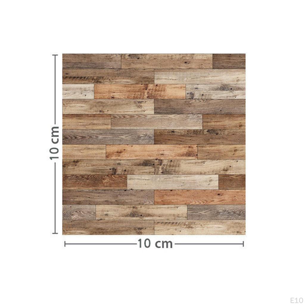 1:12 Dollhouse Sticker Floorboards Miniature Furniture Floor Sheet Mini