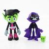 6pcs/Lot 3-12cm Teening Titans PVC Model Toys Teening GO Action Figure Toys Robin Raven Beast Cyborg Toy for Kids Birthday Gifts